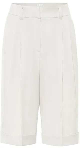 Virgin wool Bermuda shorts