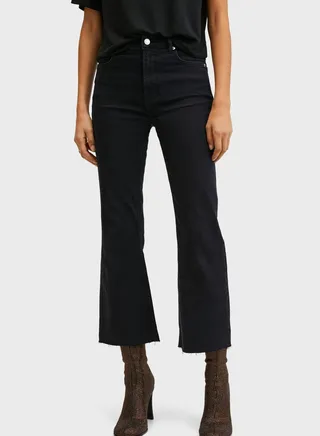 High Waist Flared Jeans