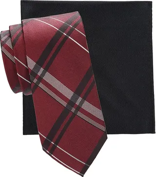 2-Piece Silk Tie & Pocket Square Set