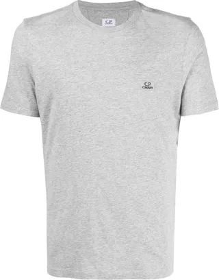 embroidered-logo detail T-shirt