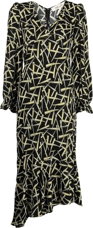 Manal silk midi dress