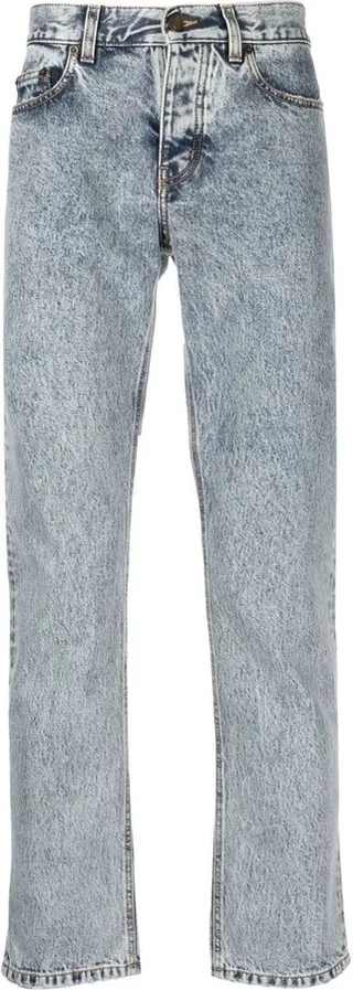 Mid-Rise Tapered Jeans