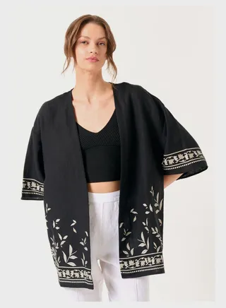 V-Neck Kimono