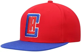 Men's Mitchell & Ness Red and Royal La Clippers Team Two-Tone 2.0 Snapback Hat