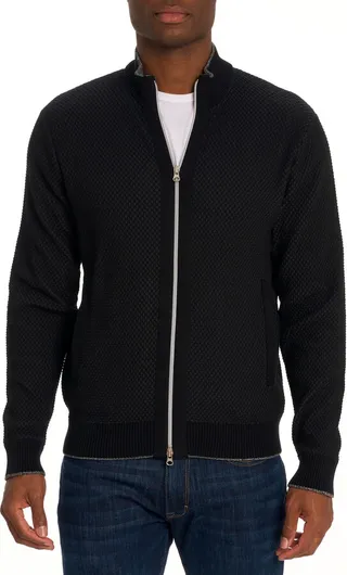 Buzz Cotton Zip Sweater