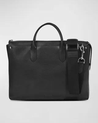 Men's The Slim Leather Traveler Briefcase