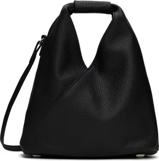MM6 Maison Margiela Black Leather Crossbody Bag