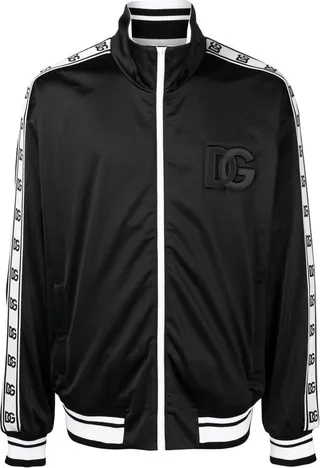 Logo Panel Bomber Jacket