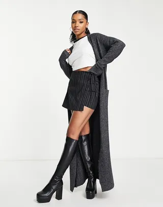 Vero Moda maxi cardigan in black