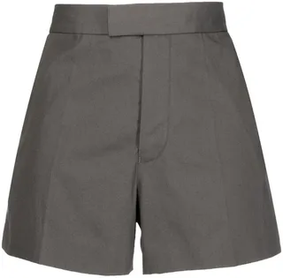 Striped Tailored Cotton Shorts
