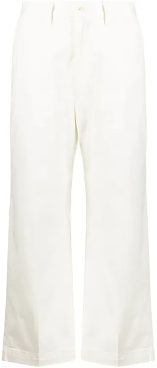 Cropped Flared Trousers