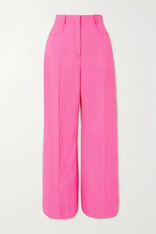 Jacquemus - Meloia Woven Straight-leg Pants - Pink