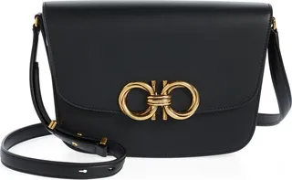 Trapezio Calfskin Crossbody Bag