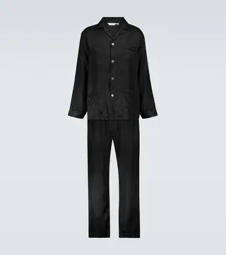 Woburn striped silk pajama set