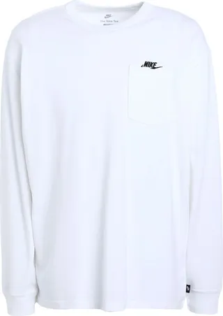 Nike Sportswear Premium Essentials Men's Long-sleeve Pocket T-shirt T-shirt White