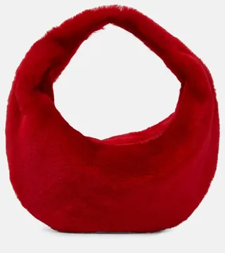Olivia Medium faux fur shoulder bag