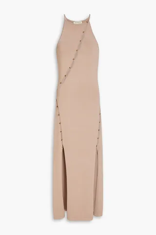 Samara cutout stretch-knit midi dress
