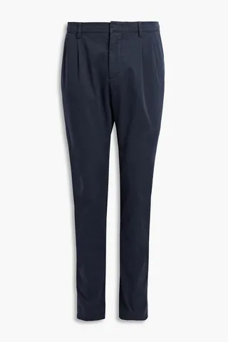 Cotton-blend twill chinos