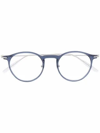 Round-Frame Clear Glasses