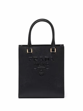 small Saffiano leather tote bag