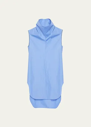 Almora Funnel-Neck Cotton Tunic