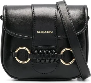 SEE BY CHLOÉ- Saddie Leather Shoulder Bag