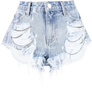 Cosmic Dancer cut-off shorts
