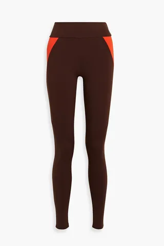 Two-tone Stretch-Supplex leggings
