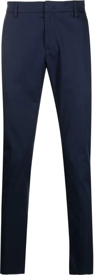 Mid-Rise Straight-Leg Chinos