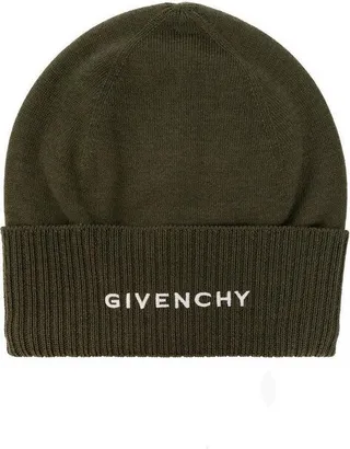 Givenchy Logo Embroidered Beanie