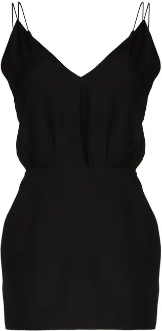 Asa V-neck slip minidress