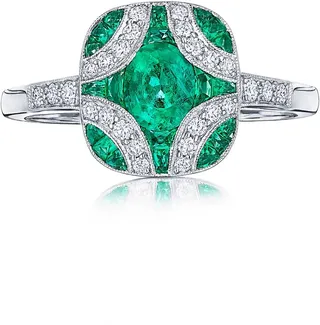Argyle Emerald & Diamond Ring