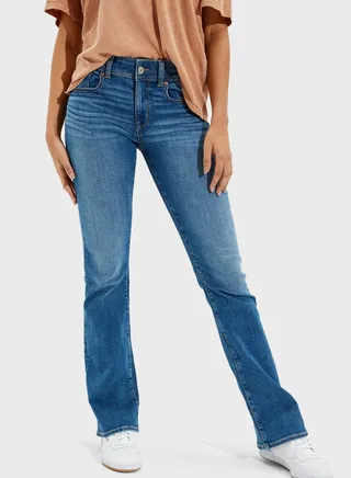 High Waist Bootcut Jeans