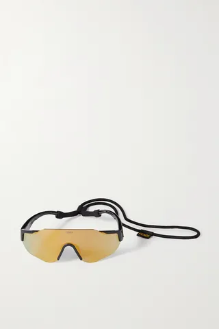 Fendi - D-frame Acetate Mirrored Sunglasses - Green