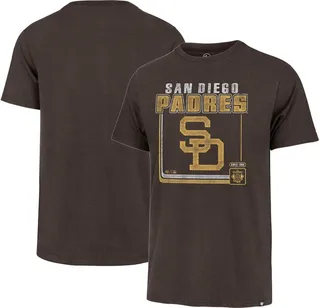 Men's '47 Brand Brown San Diego Padres Borderline Franklin T-shirt