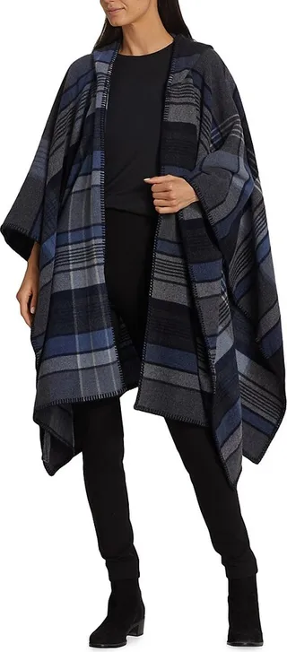 Wool Belted Cape