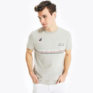 Sustainably Crafted Modern Maritime Graphic T-Shirt