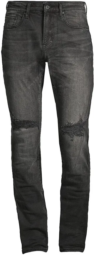 Le Sabre Stretch Distressed Slim-Fit Jeans