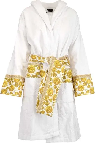 Versace Medusa Printed Long-Sleeved Robe