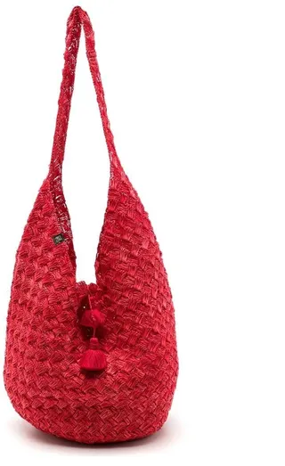 Santa Isabel straw shoulder bag