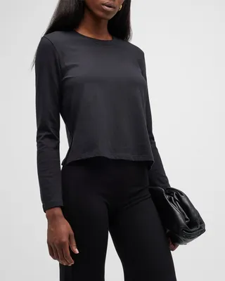 Maya Long-Sleeve Cotton T-Shirt