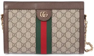 Ophidia Gg Supreme Leather Shoulder Bag