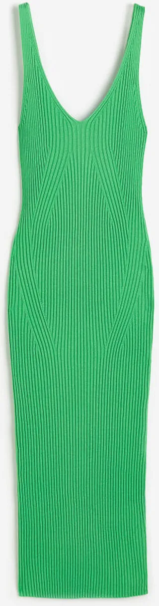 Rib-knit Dress