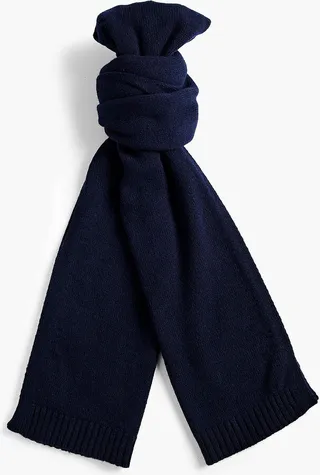 Cashmere and merino-blend scarf