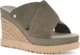 Ugg Women's Abbot Slip-On Crisscross Espadrille Wedge Sandals