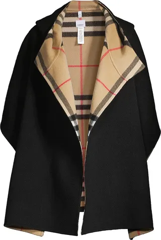 Cashmere Foldover Cape