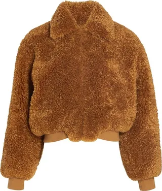 Nikki Cropped Faux Fur Jacket