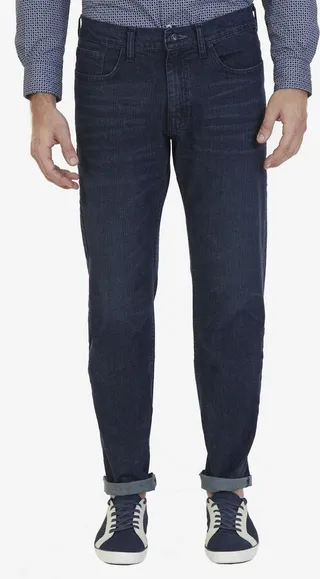 Nautica Mens Big & Tall Relaxed Fit Adriatic Wash 5-Pocket Jeans