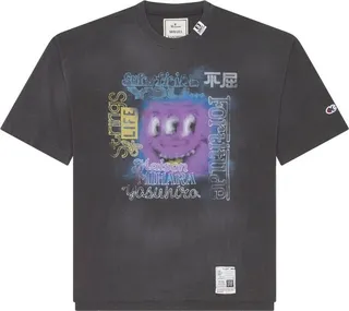 Maison Mihara Yasuhiro Graphic Printed Distressed T-Shirt