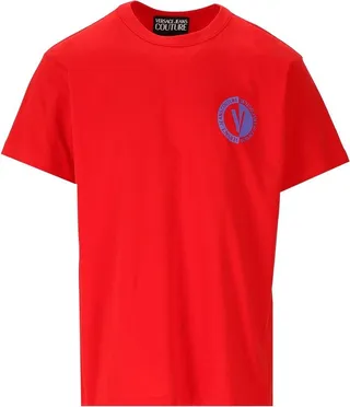 Versace Jeans Couture Logo-Printed Crewneck T-Shirt